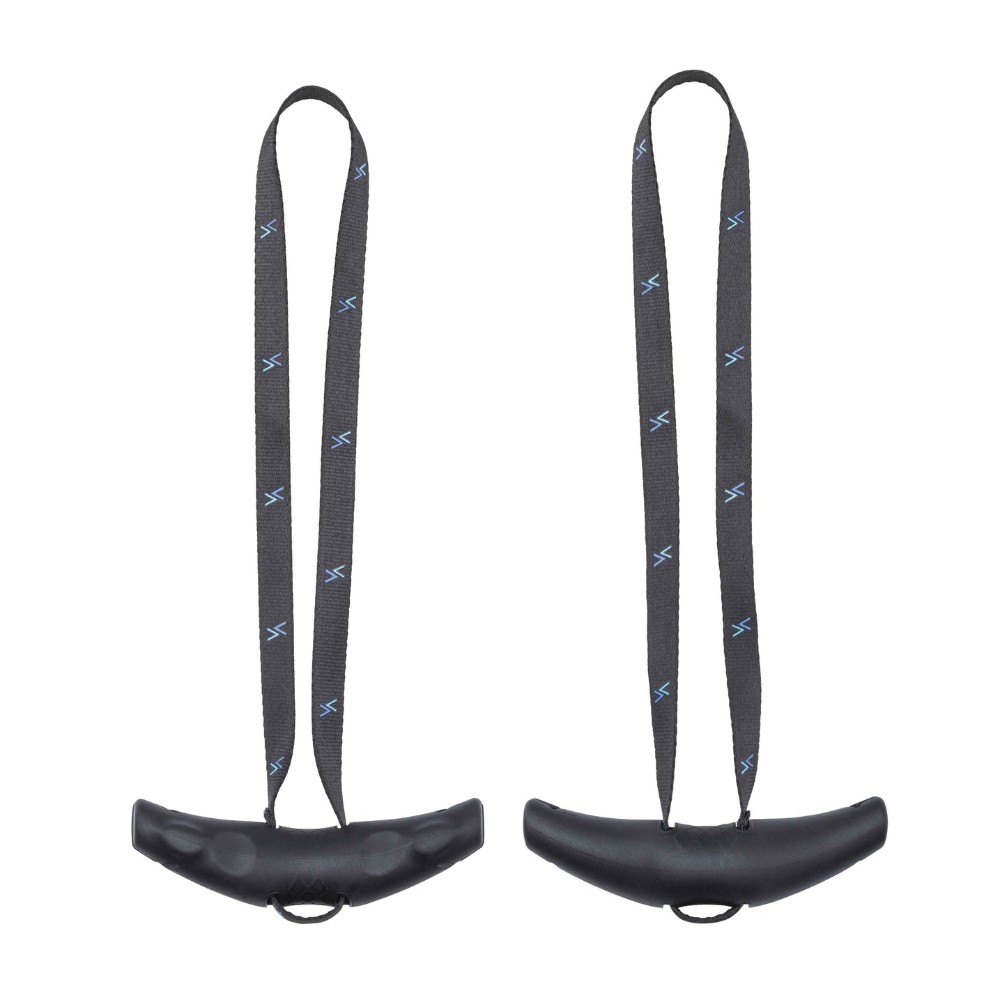 Twee losse Advantum Swipe Grip handgrepen met verstelbare band – ergonomisch fitnessaccessoire voor trek- en pull-oefeningen.